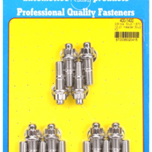 "3/8"" x .750 SS 12pt header stud kit"