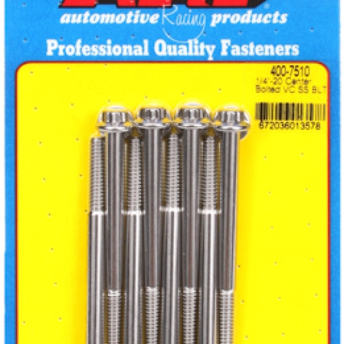 SS 1/4-20 center bolted valve cover bolt kit