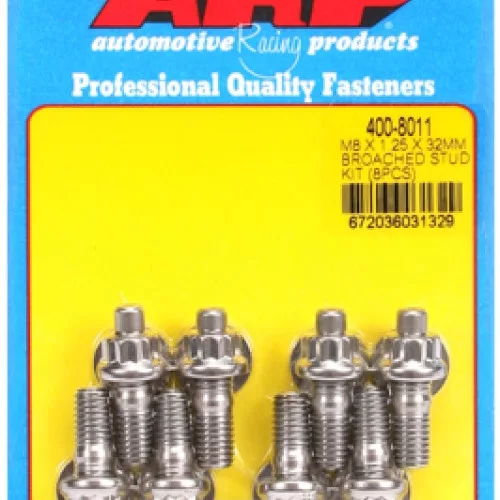 ARP M8 X 1.25 X 32mm broached stud kit - 8pcs