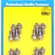 M8 X 1.25 X 32mm broached stud kit - 16pcs
