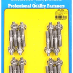 M8 X 1.25 X 51mm broached stud kit - 16pcs