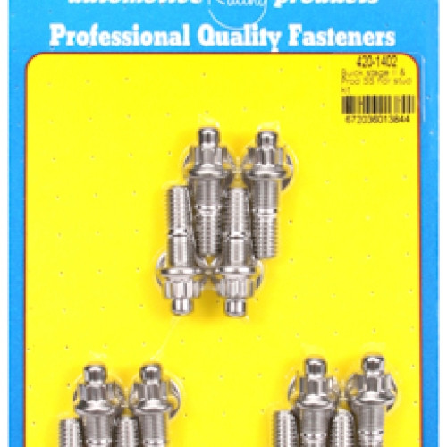 Buick Stage II & Prod SS header stud kit