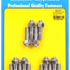   "Buick 350-455 3/8"" hex SS header stud kit"