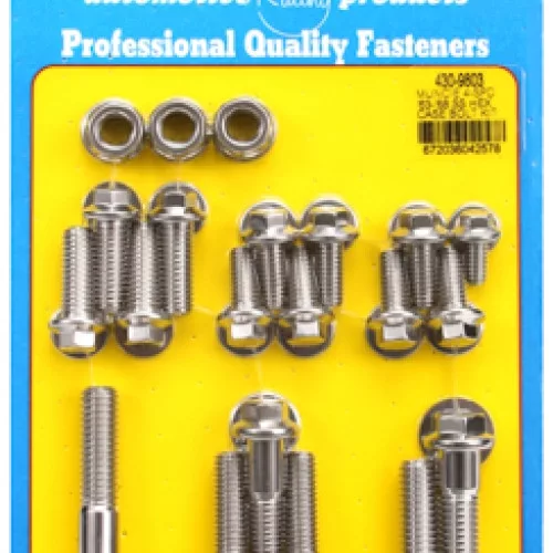 Muncie 4-SPD '63-68 case bolt kit stainless hex