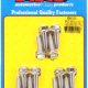 SBC GENIII/LS 1/4 FLANGE SS HEX HEADER BOLT KIT