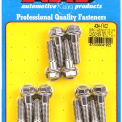 SBC GENIII/LS 3/8 FLANGE SS HEX HEADER BOLT KIT