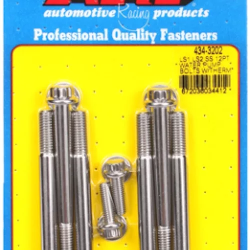LS1 LS2 SS 12pt water pump bolts w/thermostat housing bolts