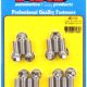 Oldsmobile 330-455 3/8"" SS header bolt kit"