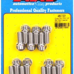   Oldsmobile 330-455 3/8"" SS 12pt header bolt kit"