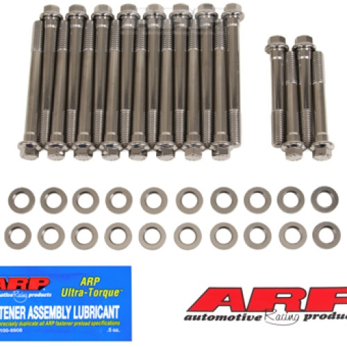 Oldsmobile 350-455 7/16"" SS hex head bolt kit"