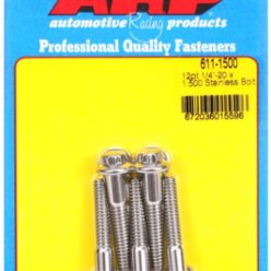 "1/4""-20 x 1.500 12pt SS bolts" (5pcs)