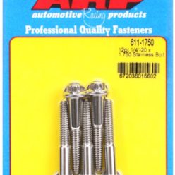 "1/4""-20 x 1.750 12pt SS bolts" (5pcs)