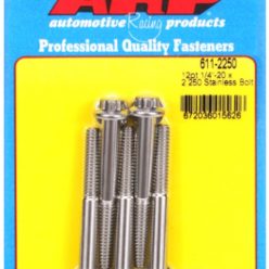 "1/4""-20 x 2.250 12pt SS bolts" (5pcs)