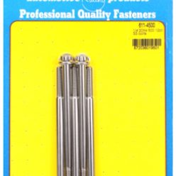 "1/4""-20 x 4.500 12pt SS bolts" (5pcs)