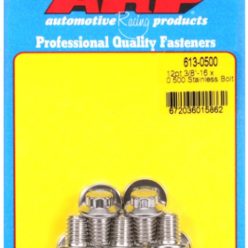 "3/8""-16 x 0.500 12pt SS bolts" (5pcs)