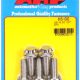 "3/8""-16 x 1.000 12pt 7/16 wrenching SS bolts" (5pcs)