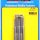 "1/4""-20 x 3.000 hex SS bolts" (5pcs)
