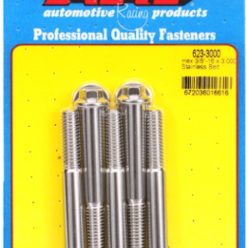 "3/8""-16 x 3.000 hex SS bolts" (5pcs)