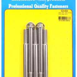 "3/8""-16 x 4.500 hex SS bolts" (5pcs)