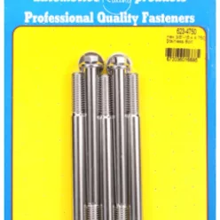 "3/8""-16 x 4.750 hex SS bolts" (5pcs)
