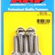 "3/8""-16 x 1.250 hex 7/16 wrenching SS bolts" (5pcs)