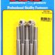 "3/8""-16 x 2.750 hex 7/16 wrenching SS bolts" (5pcs)