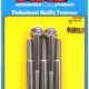 "3/8""-16 x 3.000 hex 7/16 wrenching SS bolts" (5pcs)