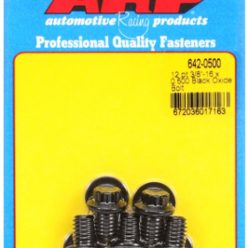   "3/8""-16 x 0.500 12pt black oxide bolts" (5pcs)