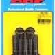 "3/8""-16 x 1.500 12pt black oxide bolts" (5pcs)