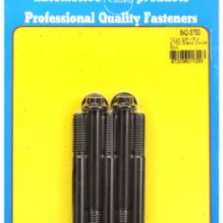   "3/8""-16 x 3.750 12pt black oxide bolts" (5pcs)