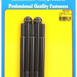  "3/8""-16 x 4.750 12pt black oxide bolts" (5pcs)