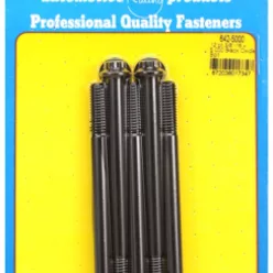   "3/8""-16 x 5.000 12pt black oxide bolts" (5pcs)