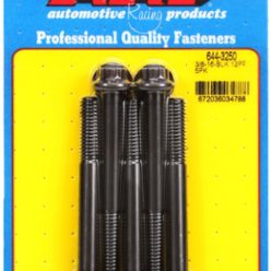   "3/8""-16 x 3.250 12pt 7/16 wrenching black oxide bolts"5pcs