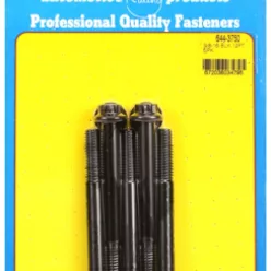   "3/8""-16 x 3.750 12pt 7/16 wrenching black oxide bolts"5pcs