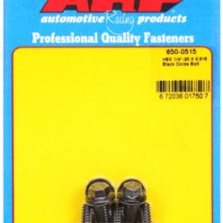   "1/4""-20 X 0.515 hex black oxide bolts" (5pcs)