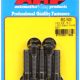 "3/8""-16 X 1.500 hex black oxide bolts" (5pcs)