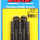 "3/8""-16 X 2.000 hex black oxide bolts" (5pcs)