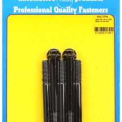  "3/8""-16 X 3.750 hex black oxide bolts" (5pcs)