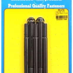   "3/8""-16 X 4.750 hex black oxide bolts" (5pcs)