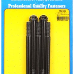   "3/8""-16 X 5.000 hex black oxide bolts" (5pcs)