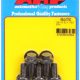 "3/8""-16 x 0.750 hex 7/16 wrenching black oxide bolts"(5pcs