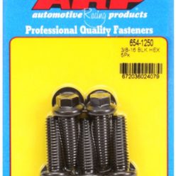   "3/8""-16 x 1.250 hex 7/16 wrenching black oxide bolts"(5pcs