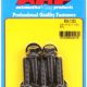 "3/8""-16 x 1.250 hex 7/16 wrenching black oxide bolts"(5pcs