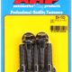 "3/8""-16 x 1.500 hex 7/16 wrenching black oxide bolts"(5pcs