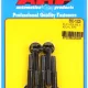 M6 x 1.00 x 40 hex black oxide bolts (5pcs)