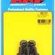 M6 x 1.00 x 16 hex black oxide bolts (5pcs)