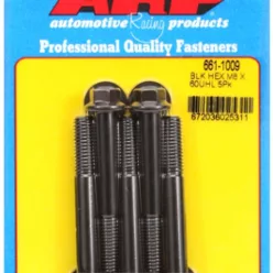 M8 x 1.25 x 60  hex black oxide bolts (5pcs)