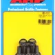 M8 x 1.25 x 16 hex black oxide bolts (5pcs)