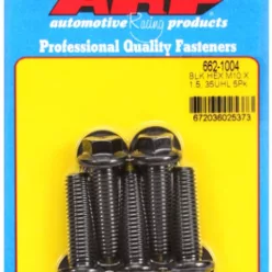 M10 x 1.50 x 35 hex black oxide bolts (5pcs)
