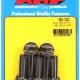 M10 x 1.25 x 30 hex black oxide bolts (5pcs)